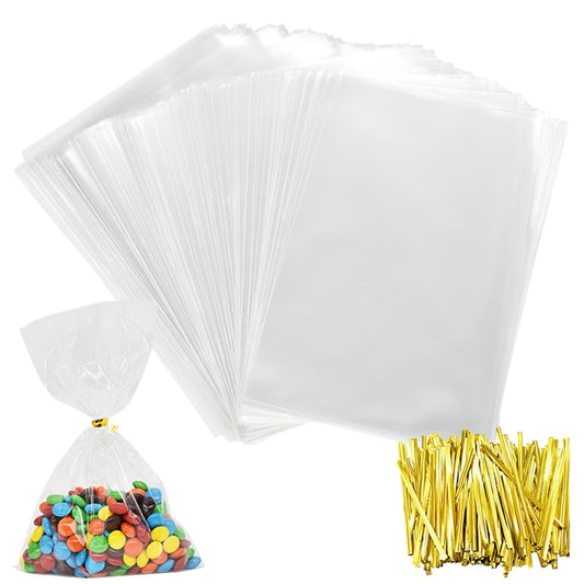 Transparent Plastic Bags Candy Lollipop Packaging