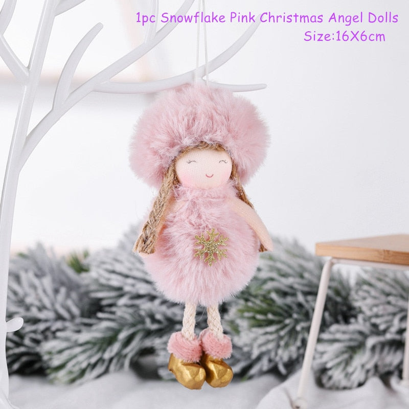 New Year Gifts Cute Angel Ski Dolls