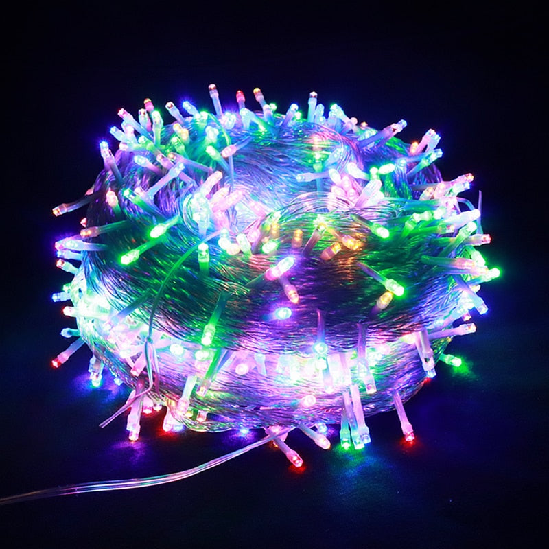 Outdoor LED String Lights Garland  Fairy Light Christmas