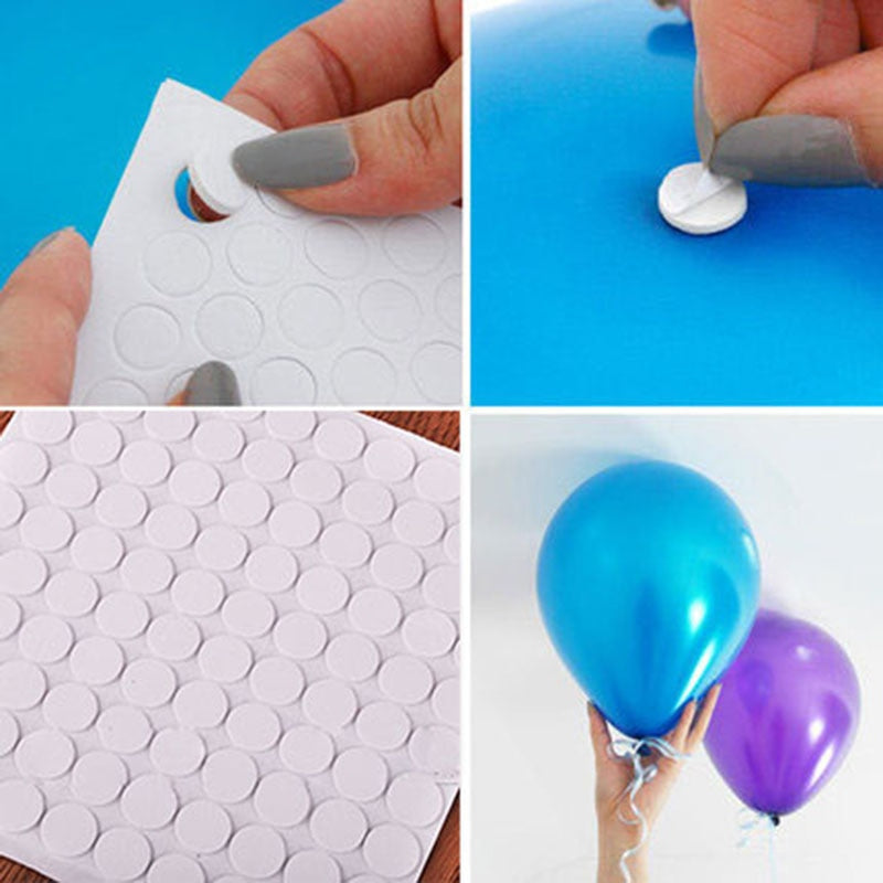 100 Points Balloon Attachment Glue Dot