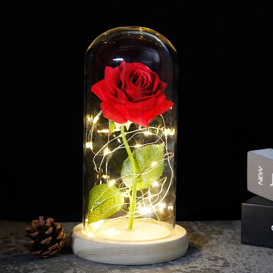 Beauty And The Beast Rose LED Enchanted