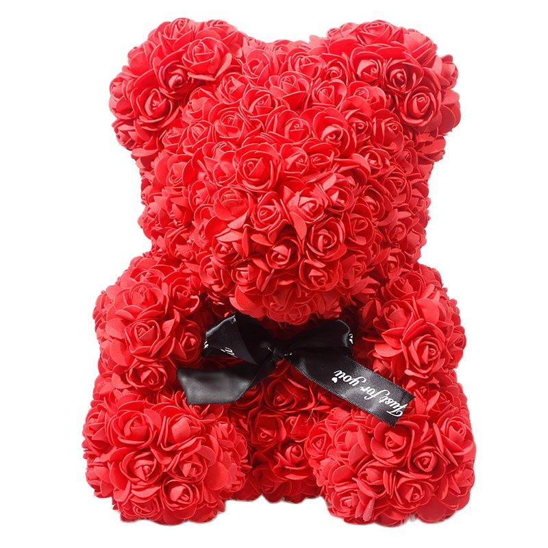 Teddy Rose Bear Artificial Flowers Rose Bear