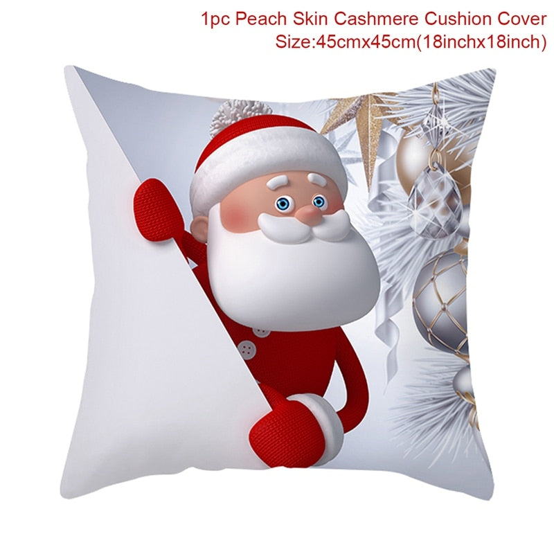 Snowman Christmas Cushion Cover