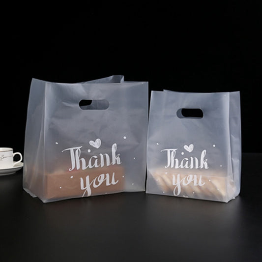 Thank You Plastic Bags Christmas Gift Packaging