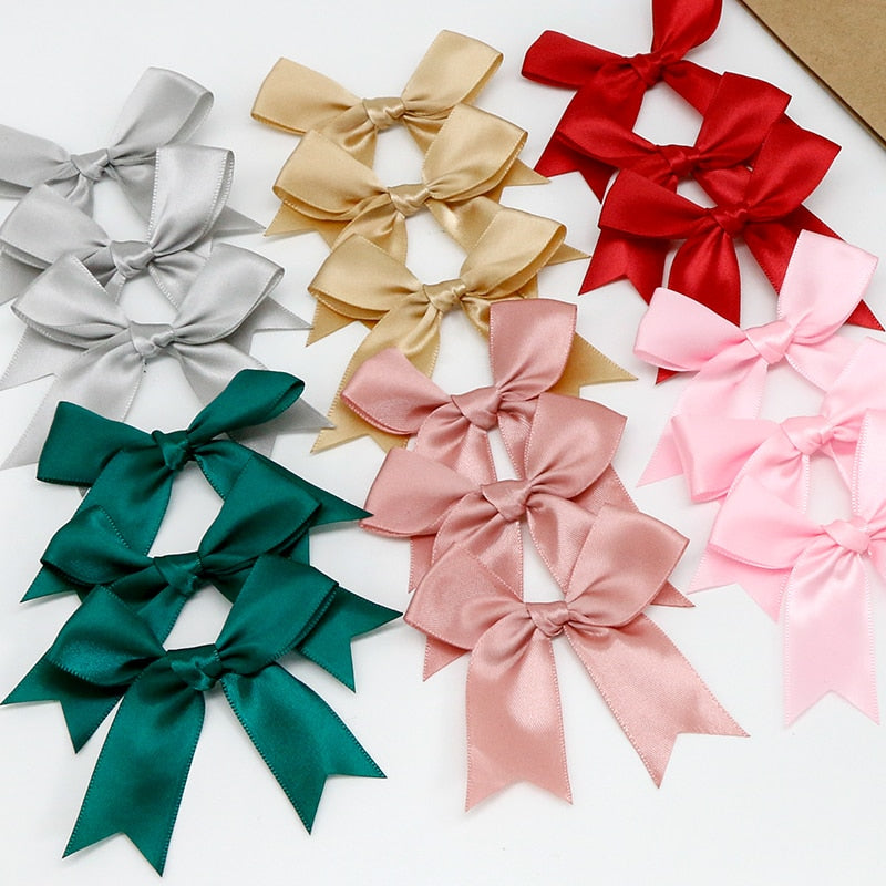 Satin Ribbon Bows Decoration Gift Flower Bows