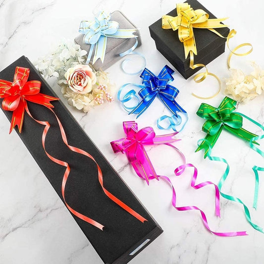 Pull Bow Gift Ribbons Flower Wrappers For Gifts