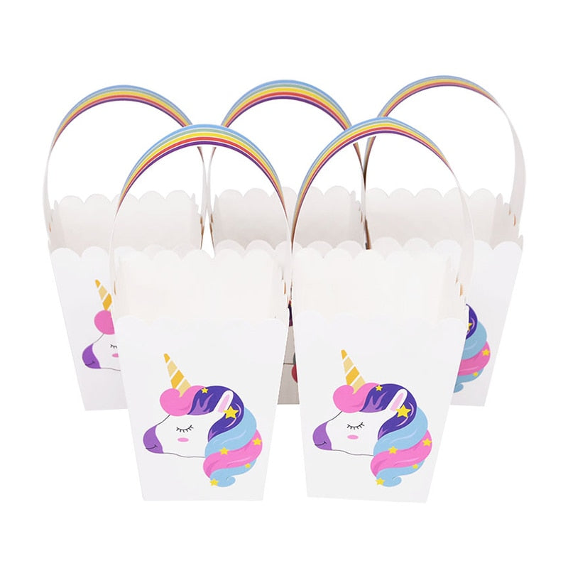 Unicorn Paper Candy Gift Bag Unicorn Party Cookie