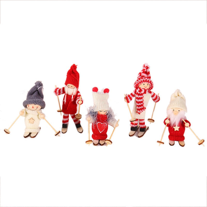 New Year Gifts Cute Angel Ski Dolls