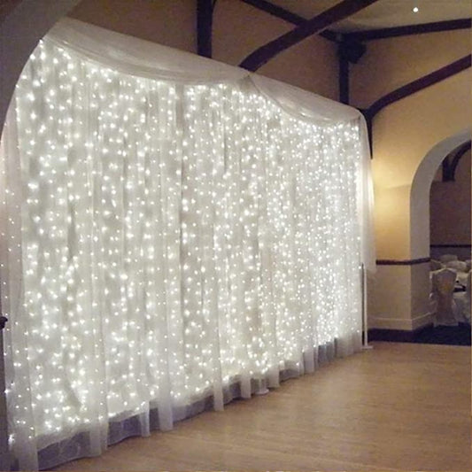 LED Curtain String Light Garland Party Table Bachelorette