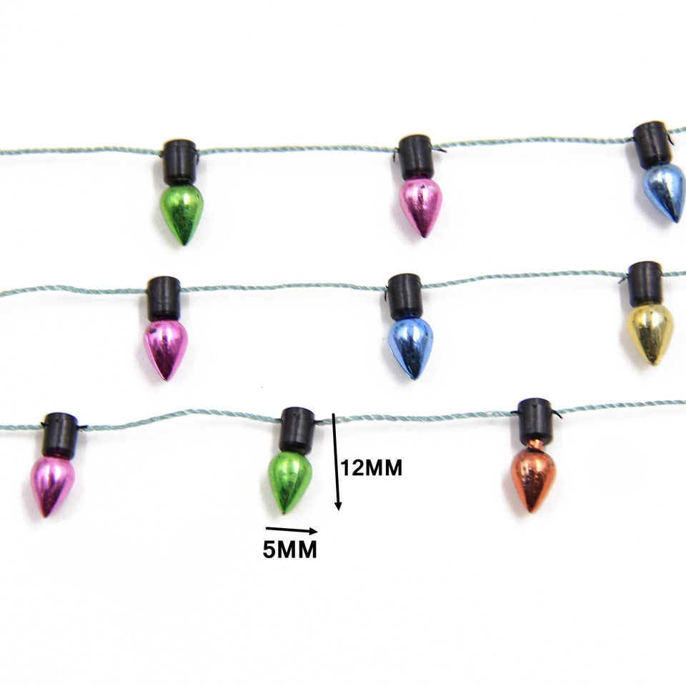 3/5Meters Christmas Garland DIY Small Bulbs String