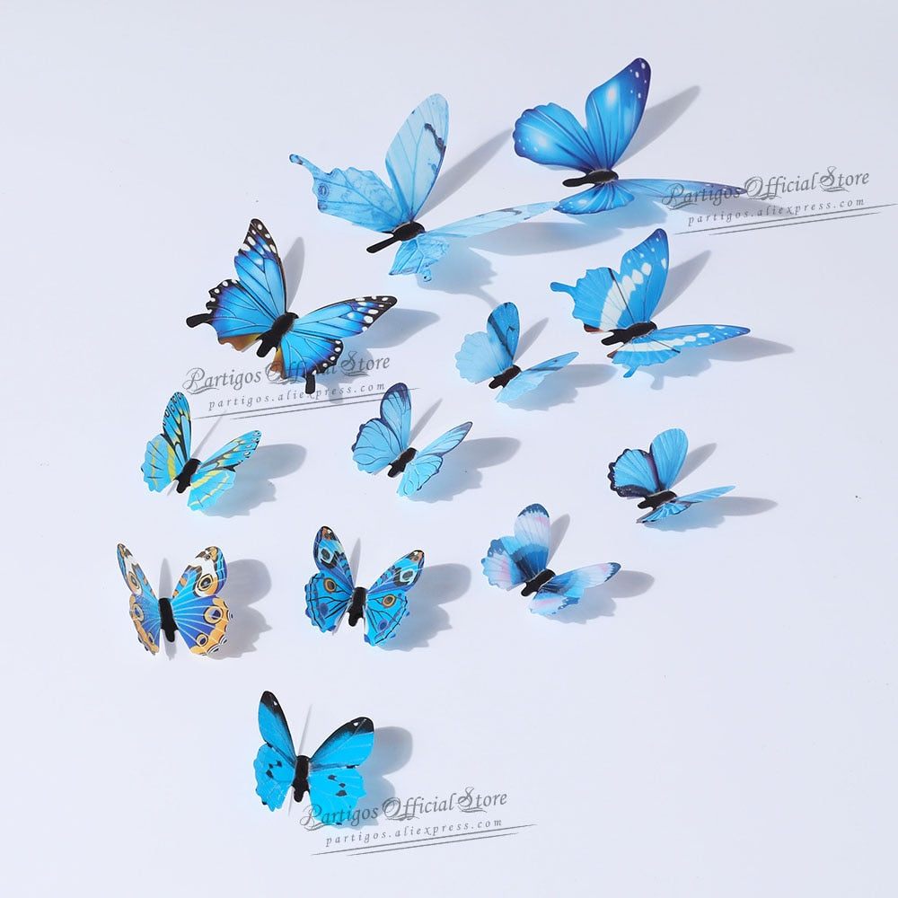 4D Hollow Butterfly Wall Sticker DIY Decoration