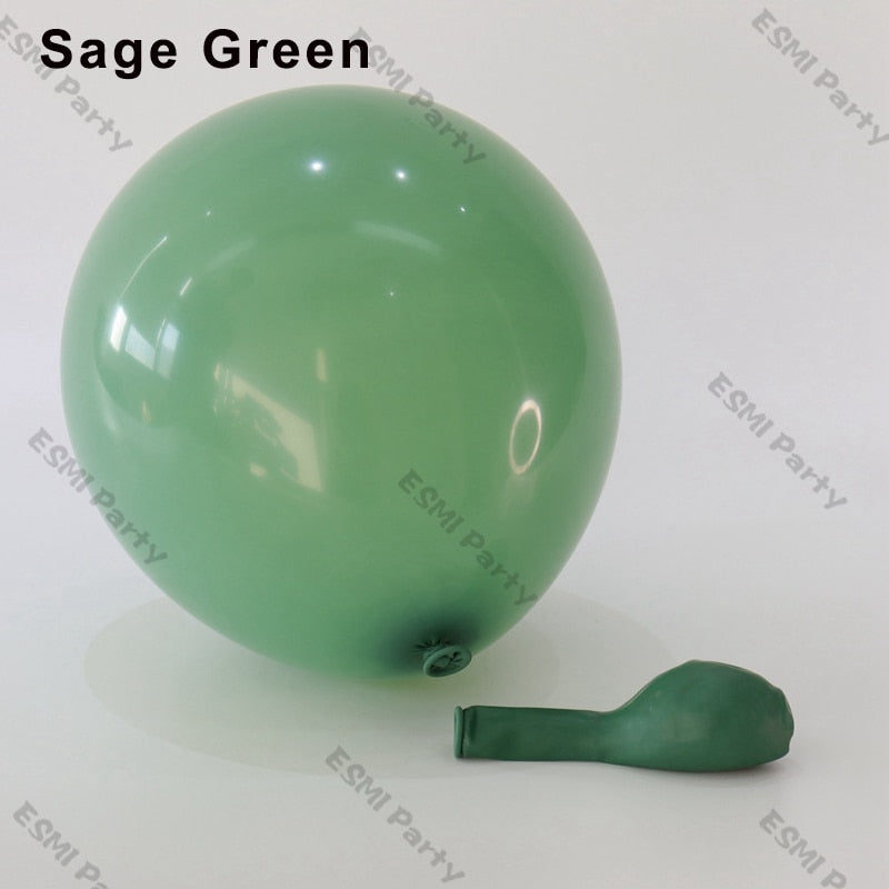 Sage Green Balloons Garland DIY Decoration