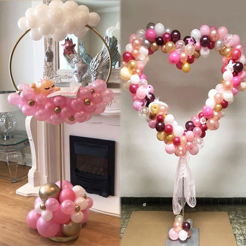 Round balloon stand arch balloons wreath ring