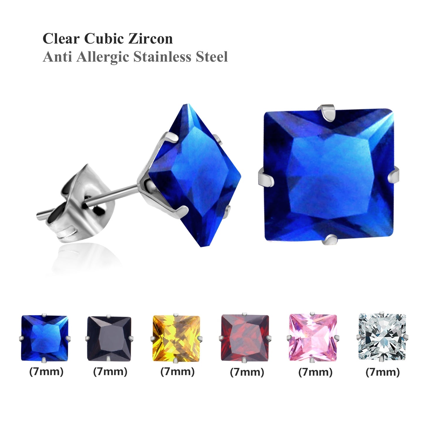 Stud Earings Sets Pack Christmas Zircon Earrings Set