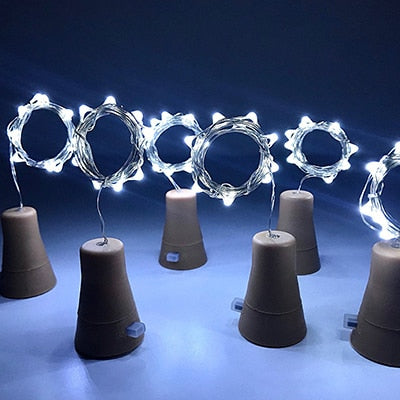 Solar Wine Bottle String Light Solar Christmas Lamp