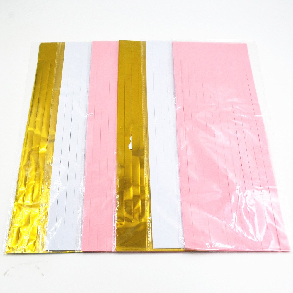 Iridescent DIY Tissue Paper Tassel Garlands Bachelorette