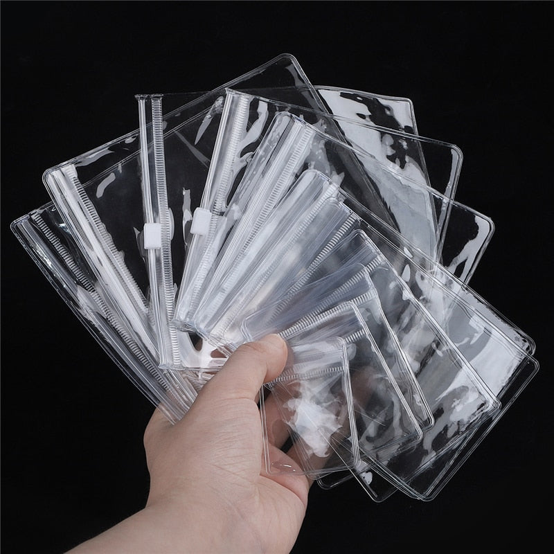 PVC Self Sealing Plastic Jewelry Zip Lock Bags