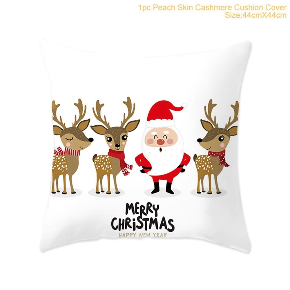 45cm Merry Christmas Cushion Cover Pillowcase