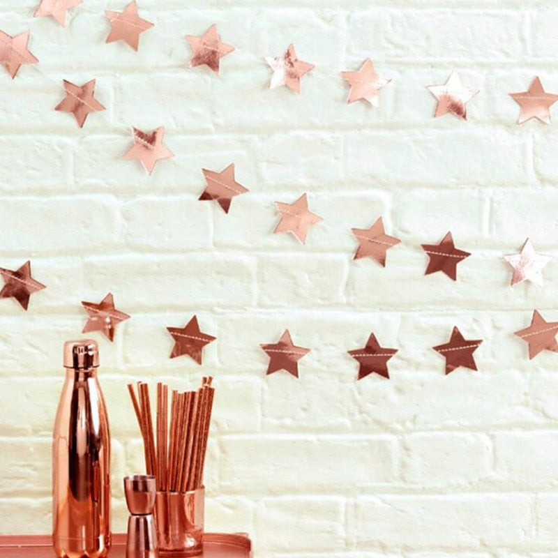4M Twinkle Paper Garland  Happy Birthday Party Decoration