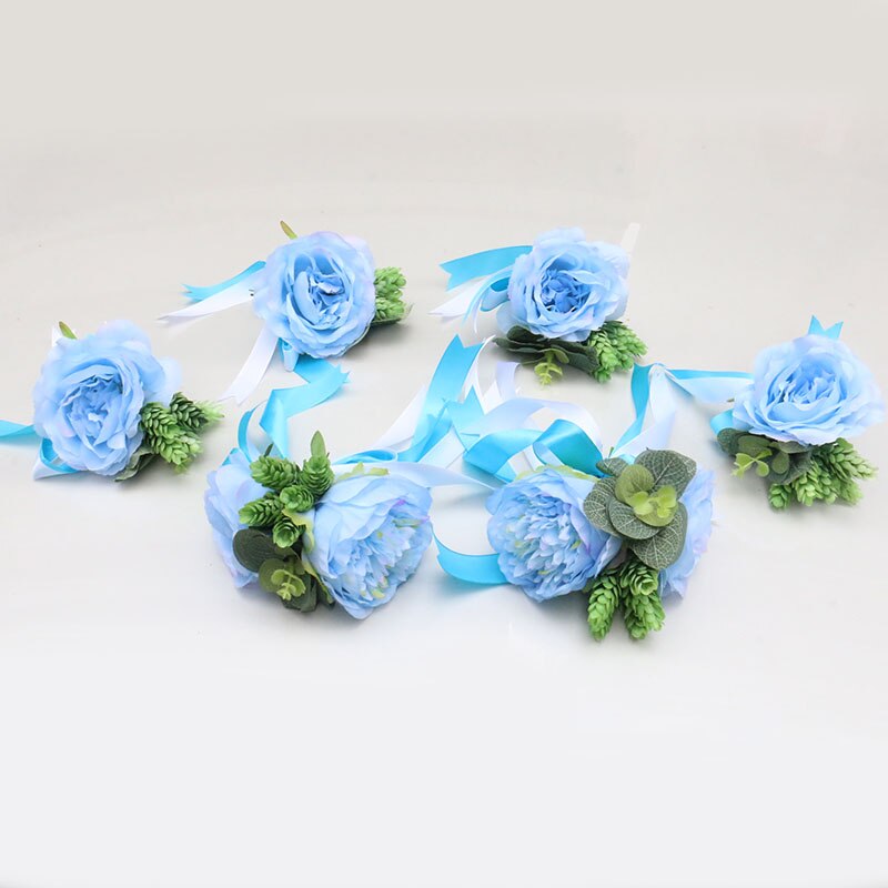 Artificial Flower Wedding Car Decor Kit Silk Fake Rose