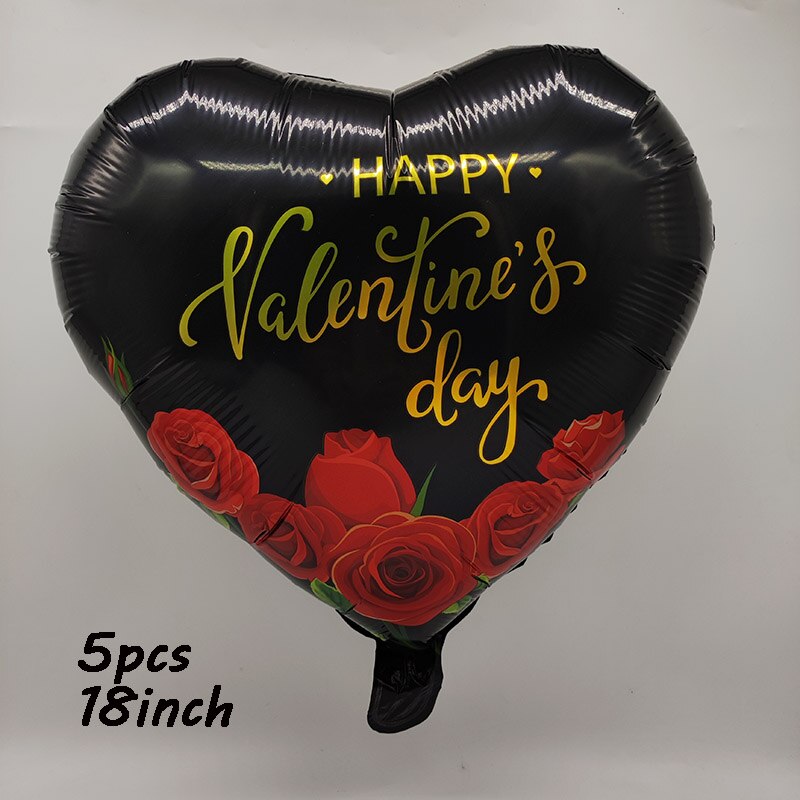 Red I Love You Heart Foil Balloon Happy Valentines Day