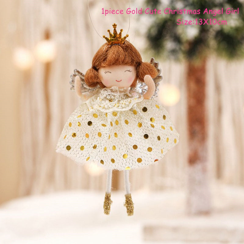 New Year Gifts Cute Angel Ski Dolls