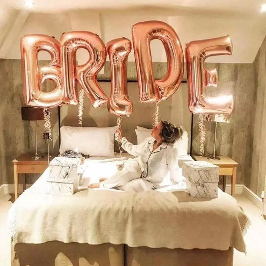 Bride To Be Letter Foil Balloons Wedding Decoration