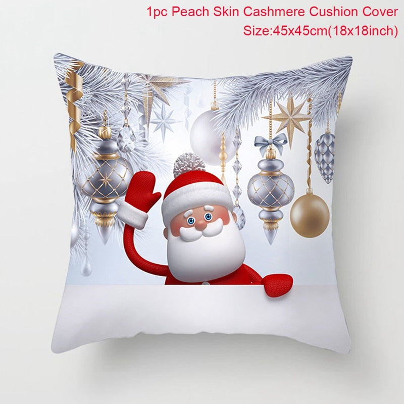 Snowman Christmas Cushion Cover