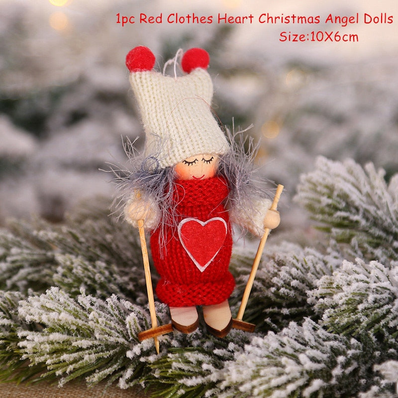 New Year Gifts Cute Angel Ski Dolls