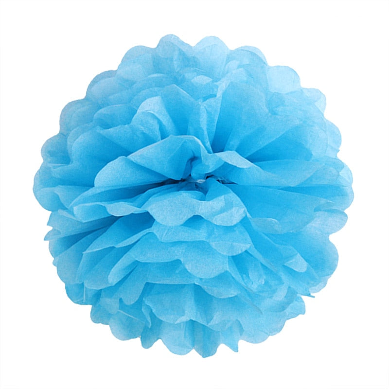 Wedding Decoration 5pcs Pom Poms Tissue Paper