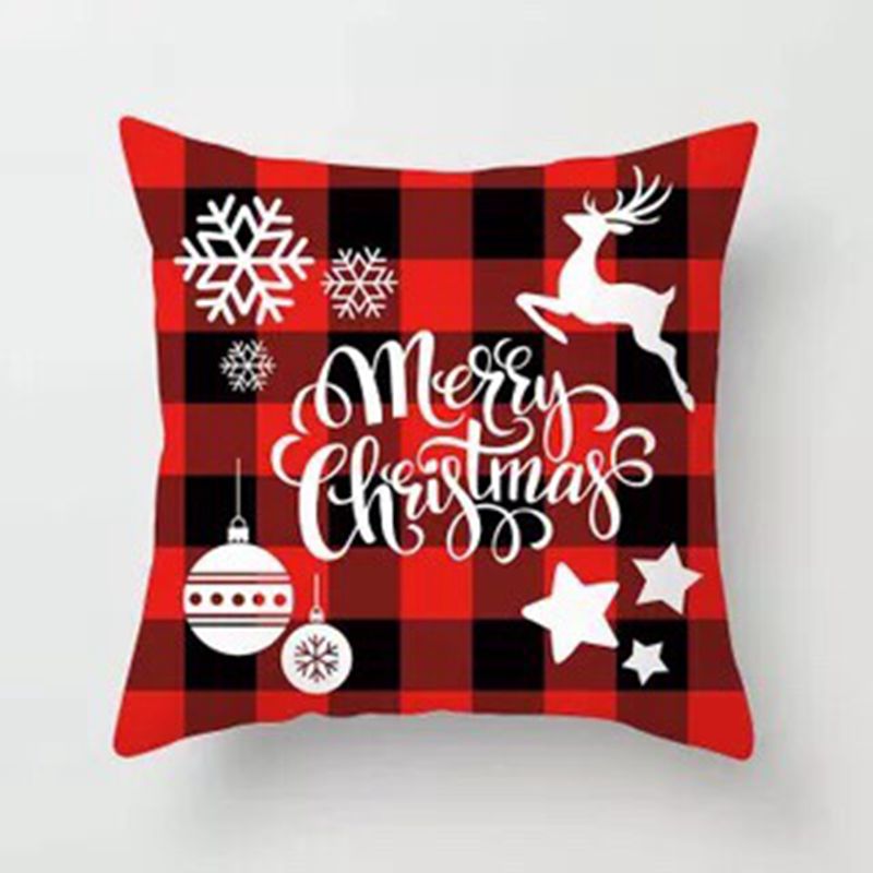 45cm Merry Christmas Cushion Cover Pillowcase