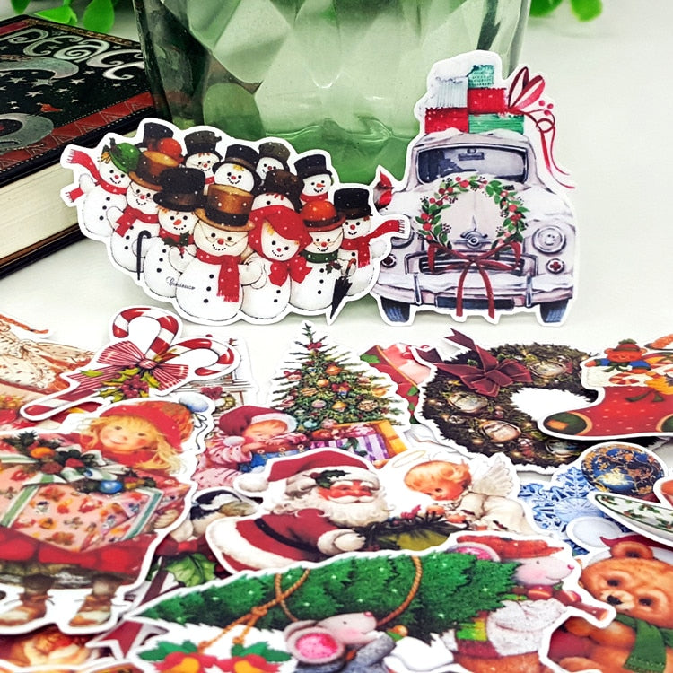 33PCS Christmas Kids Fun Paper Stickers