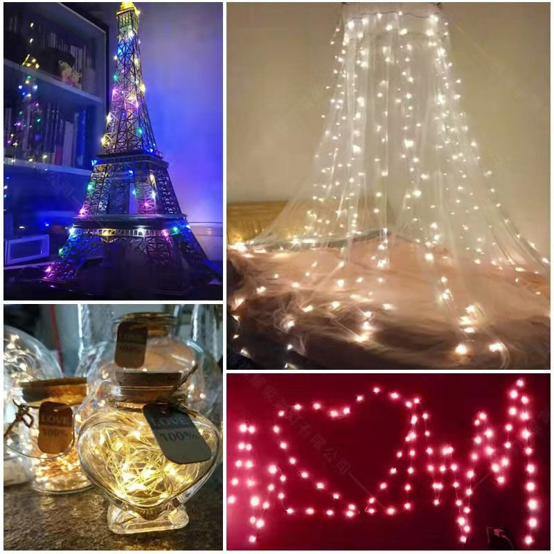 Fairy Lights Copper Wire Led String Lights Outdoor Lamp