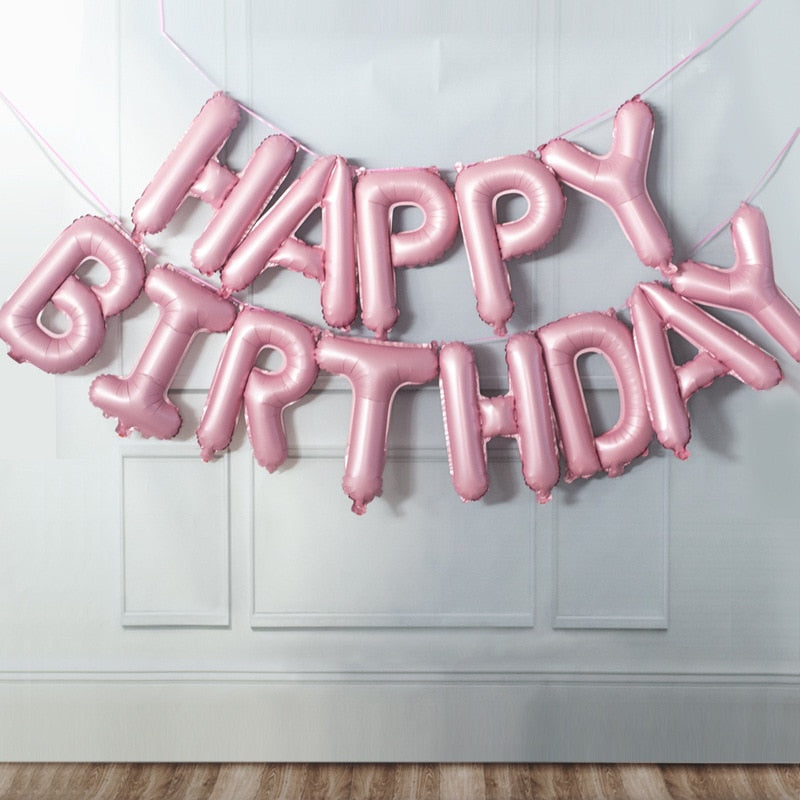 Happy Birthday Balloons Party Supplies Decoration