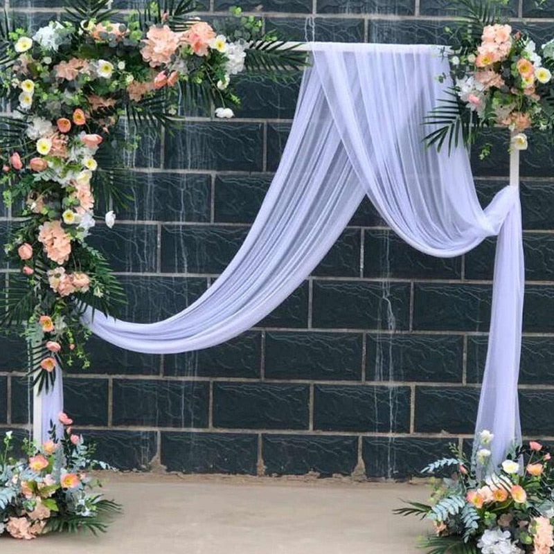 Wedding Organza Roll Crystal Tulle Fabric Wedding Arch