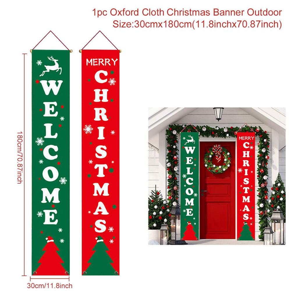Christmas Door Decoration Merry Christmas Banner