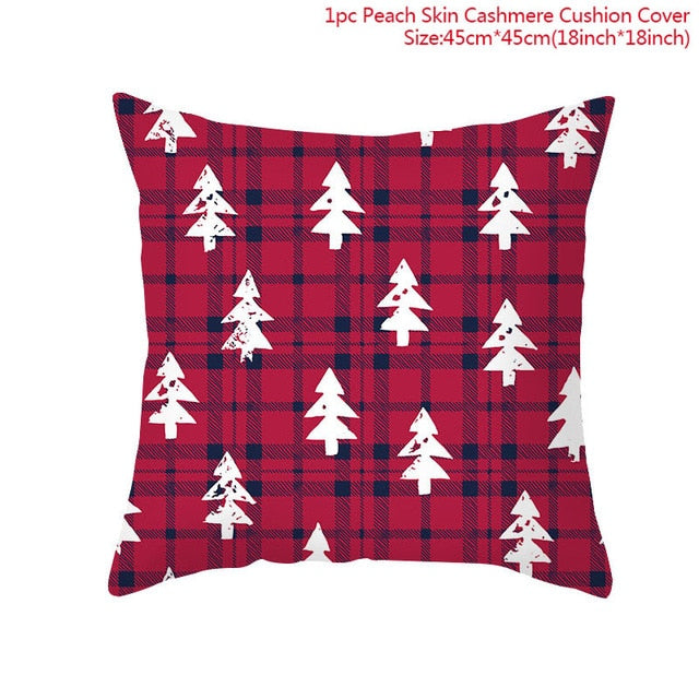 45cm Merry Christmas Cushion Cover Pillowcase