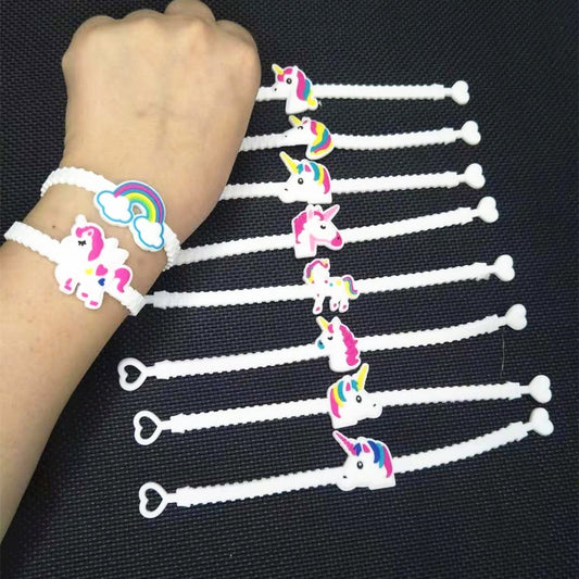 Unicorn Party Decoration Rubber Bangle Bracelet