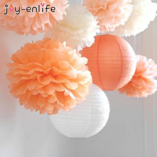 Wedding Decoration 5pcs Pom Poms Tissue Paper