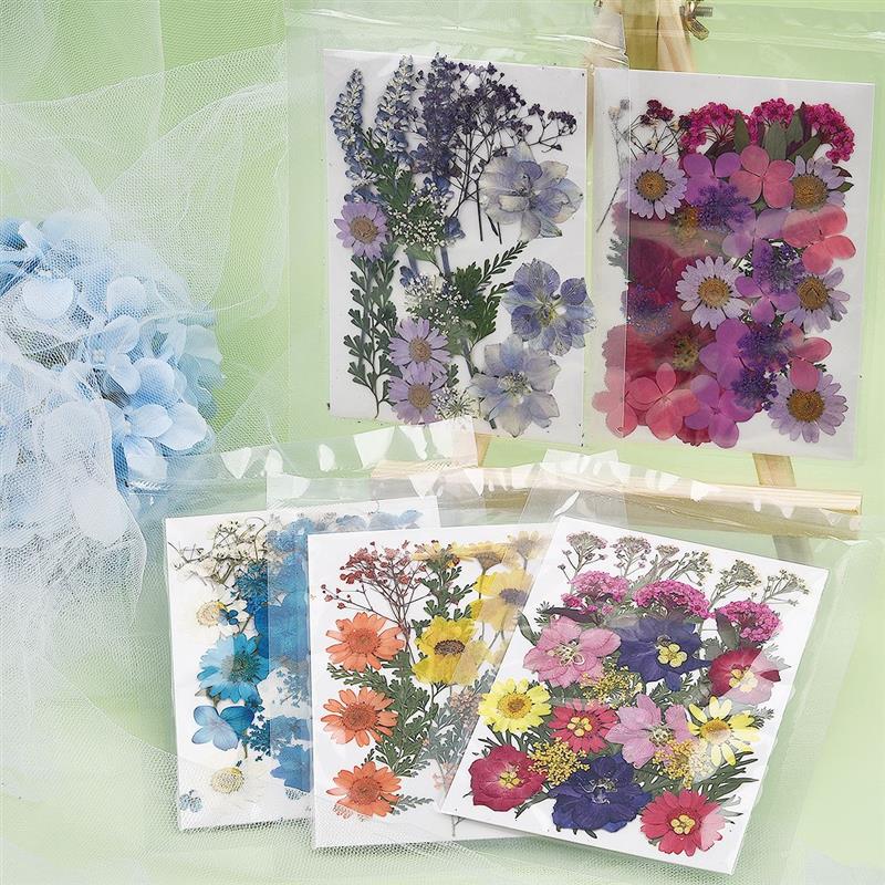 Dried Flowers UV Resin Flower Stickers Dry Beauty Decal