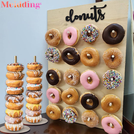 Wooden Donut Wall Stand Doughnut Holder