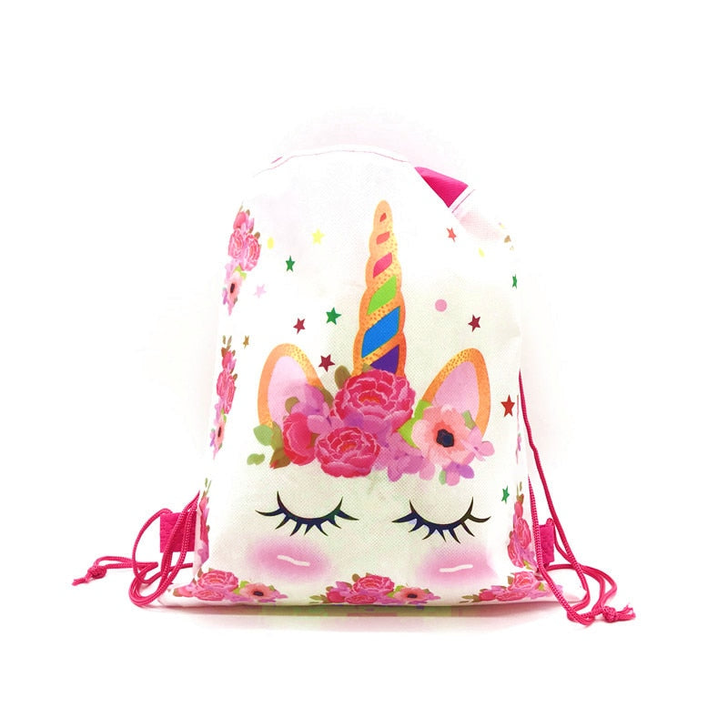 Unicorn Drawstring bag for Girls Travel Storage