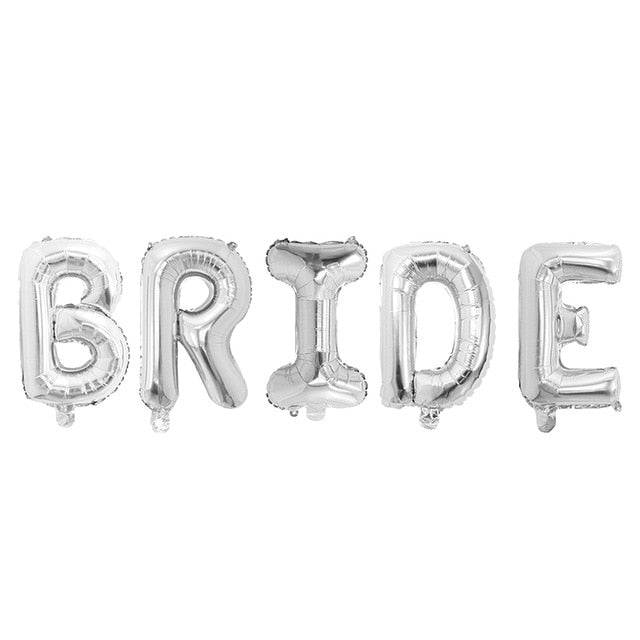 Bride To Be Letter Foil Balloons Wedding Decoration