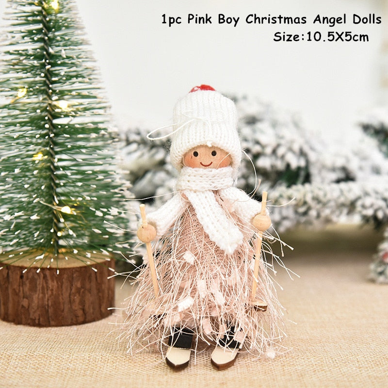 New Year Gifts Cute Angel Ski Dolls