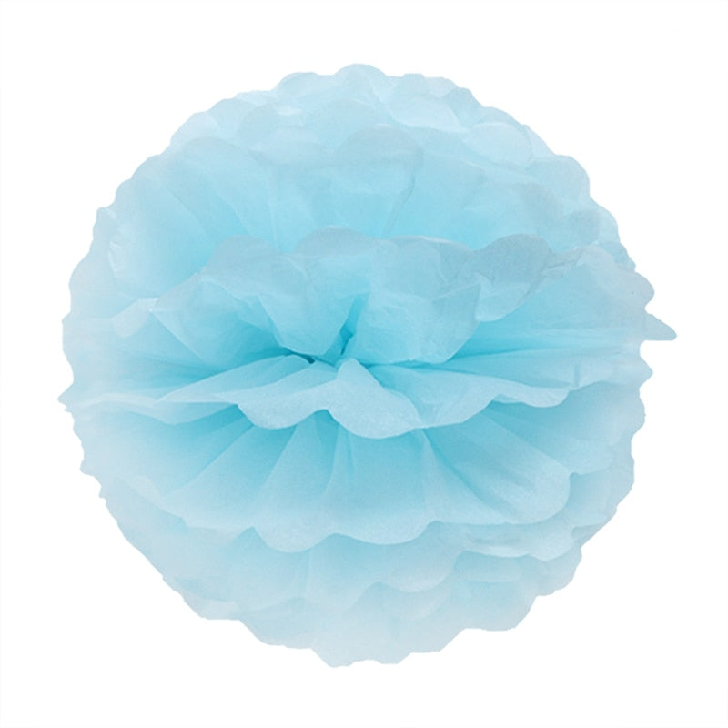 Wedding Decoration 5pcs Pom Poms Tissue Paper