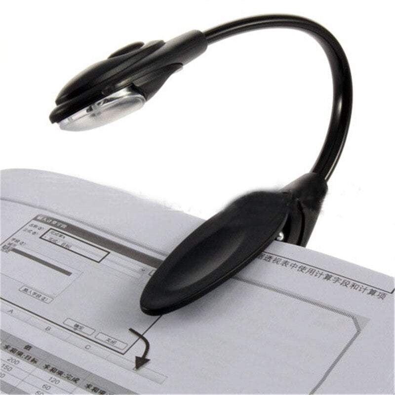 Led Book Light Mini Clip-On Flexible Bright LED
