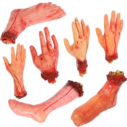 Halloween Horror Props Bloody Fake Arm