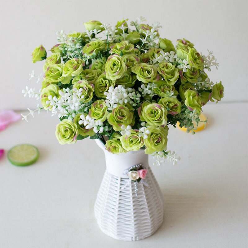 15 Heads Mini Roses Bouquet Artificial Flower