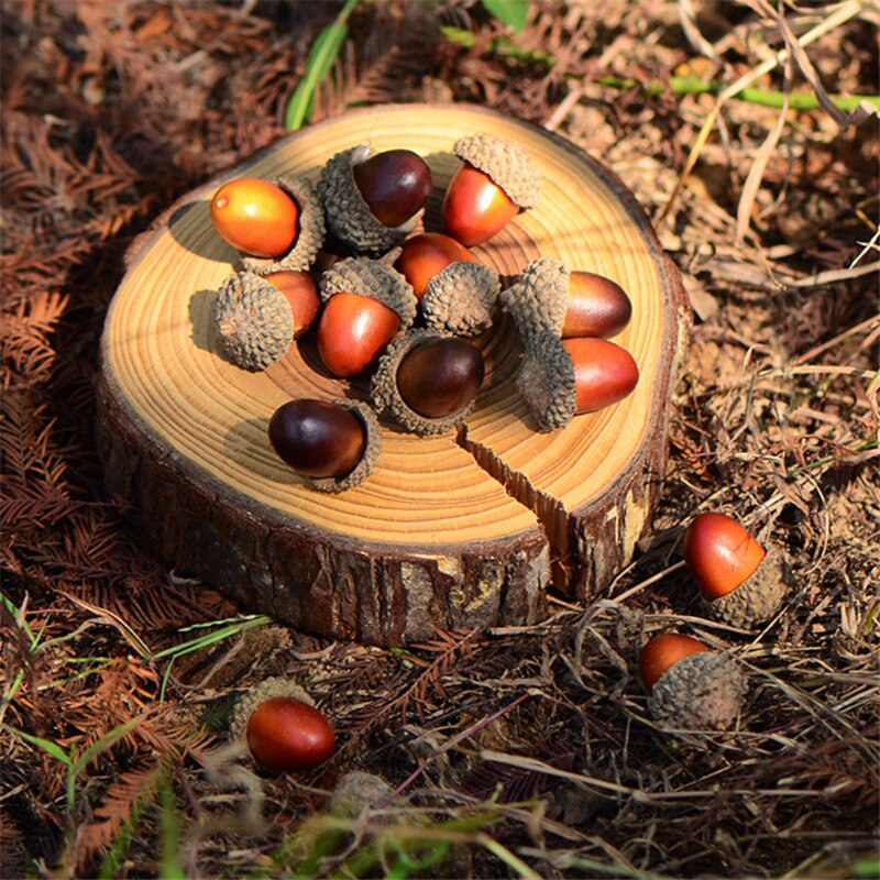 Foam Pine Cones Mini Artificial Fake Berries