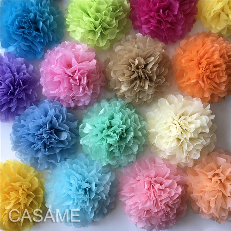 Baby shower decoration Tissue Paper Flowers